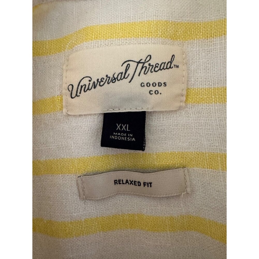 Universal Thread Linen Blend Button Down Shirt Xx… - image 2